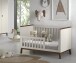 Babymöbel-Set >Sezane< (3-teilig) in Clay / Nussbaumfarbig - 145x85x76 (BxHxT)