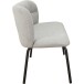 Essbank >Cork< in Grau, Stoff/Metall - 160x78x55cm (BxHxT)