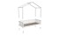 Hausbett >Dallas< in Kiefer Natur, Kiefer massiv - 210x170x97cm (BxHxT)