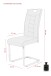 Freischwinger >RUBY S< (2er-Set) bis 140kg, in Grau - 44x103x60 (BxHxT)