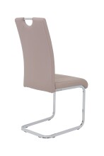 Freischwinger >RUBY S< (2er-Set) bis 140kg, Cappuccino - 44x103x60 (BxHxT)