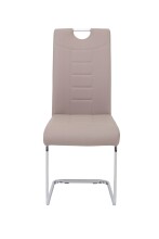 Freischwinger >RUBY S< (4er-Set) bis 140kg, Cappuccino - 44x103x60 (BxHxT)