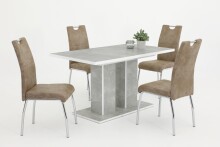 4-Fußstuhl >SUSI II S< (2er-Set) in Vintage Beige - 44x98x61 (BxHxT)