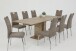 4-Fußstuhl >SUSI II S< (4er-Set) in Vintage Beige - 44x98x61 (BxHxT)