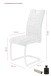 Freischwinger >ULLA S< (2er-Set) bis 140kg, Vintage Schlamm - 43x98x59 (BxHxT)
