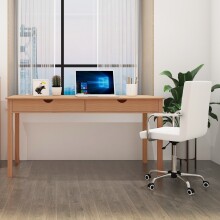 Schreibtisch >Genova< in Natur, Kiefer/MDF -...