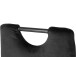 4-Fußstuhl >Milano< (4er-Set) in Schwarz, Samt - 42x98x53cm (BxHxT)