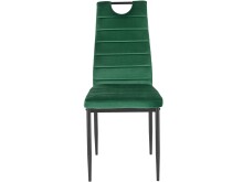 4-Fußstuhl >Milano< (4er-Set) in Grün, Samt - 42x98x53cm (BxHxT)