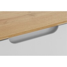 Schuhkipper >Essen< in Eiche-Dekor / Weiß - 89x90x24cm (BxHxT)