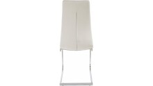 Freischwinger >Lyon< (2er-Set) in Weiß, Polyurethan - 52x101x54cm (BxHxT)