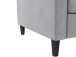 Schlafsofa >Palermo< in Grau, Samt - 207x86x86cm (BxHxT)