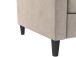 Schlafsofa >Palermo< in Taupe, Samt - 207x86x86cm (BxHxT)
