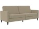 Schlafsofa >Palermo< in Leinenoptik, Cappuccino- 207x86x86 (BxHxT)