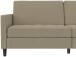 Schlafsofa >Palermo< in Leinenoptik, Cappuccino- 207x86x86 (BxHxT)