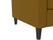 Schlafsofa >Palermo< in Leinenoptik, Curry - 207x86x86 (BxHxT)