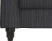 Loungesessel >Firenze II< Relaxfunktion,  Anthrazit, Cord - 111x83x87cm (BxHxT)