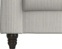 Loungesessel >Firenze II< Relaxfunktion, Cord creme-weiß - 111x83x87cm (BxHxT)