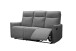 3-Sitzer >Lübeck< Relaxfunktion, in Grau, Stoff - 180x120x86cm (BxHxT)