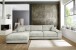 Polsterecke >Anselm< in creme, Onega - 323x90x177cm (BxHxT)