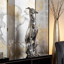 Dekofigur >WL1.251< "Dog" in Silber,...