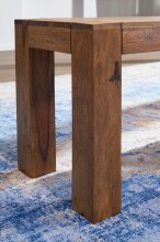 Sitzbank >MUMBAI< in Braun, Massivholz Sheesham - 160x45x35cm (BxHxT)