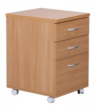 Rollcontainer >OTTAWA< in Buche Dekor - 40x60x45cm...