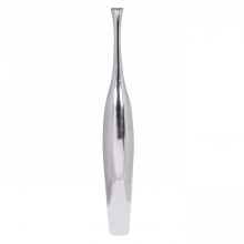 Dekovase >BOTTLE< in Silber, Aluminium  -...