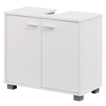 Waschbeckenunterschrank >WL1.344< in Weiß -...
