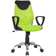Bürostuhl >TERNI< in grün / schwarz, 100...