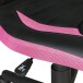 Bürostuhl >LUAN< in Schwarz / Pink - 63x103x63cm (BxHxT)