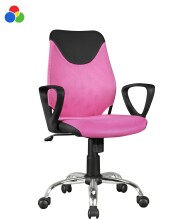 Bürostuhl >TERNI< Stoff in blau, grün und...
