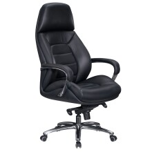 Gaming-Stuhl >SPM1.435< 120kg, Leder Schwarz -...