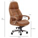 Gaming-Stuhl >SPM1.436< 120kg, Leder Caramel - 67x137x67cm (BxHxT)