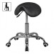 Sitzhocker >MENTON< Bürostuhl, in Schwarz - 60x60cm (HxD)