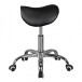 Sitzhocker >MENTON< Bürostuhl, in Schwarz - 60x60cm (HxD)