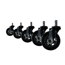 Stuhlrolle >SPM1.980< Universalrollen, in Schwarz -...