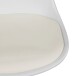 Barhocker >KORSIKA< in Weiß - 40x104x40cm (BxHxT)
