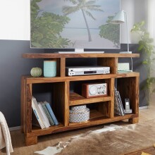 TV-Regal >WL1.208< in Sheesham, Massivholz -...