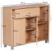 Sideboard >SETE< in Buche Dekor, Holzwerkstoff - 90x75x30cm (BxHxT)