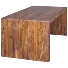 Schreibtisch >BOHA< in Sheesham, Massivholz - 200x76x100cm (BxHxT)