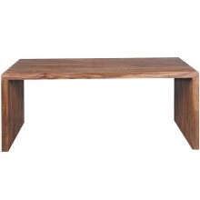 Schreibtisch >BOHA< in Sheesham, Massivholz - 200x76x100cm (BxHxT)