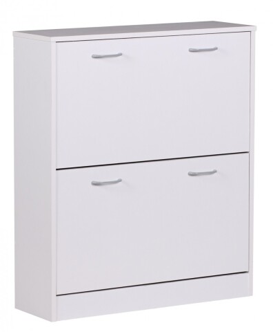 Schuhkipper >KIEL< in Weiß - 24x87x75cm (BxHxT)