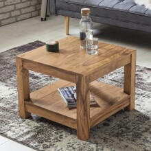 Couchtisch >MUMBAI< in Akazie, Massivholz -...