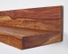 Wandboard >MUMBAI< in Sheesham, Massivholz - 140x17x24cm (BxHxT)