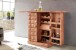 Barschrank >WL1.736< in Akazie, Massivholz - 65x91x50cm (BxHxT)