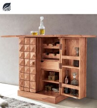 Barschrank >WL1.736< in Akazie oder Shesham...
