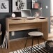 Schreibtisch >MASSA< in Eiche Dekor - 120x75x55cm (BxHxT)