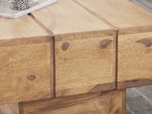 Couchtisch >WL1.756< in Akazie, Massivholz - 44x30x44cm (BxHxT)