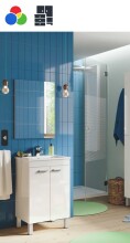 Badezimmer-Set >KONCEPT< in weiß...