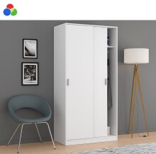Schwebetürenschrank >MAX< in Weiß oder...